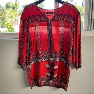 Isabel Marant Red Blouse, Beautiful cool 100% Modal!